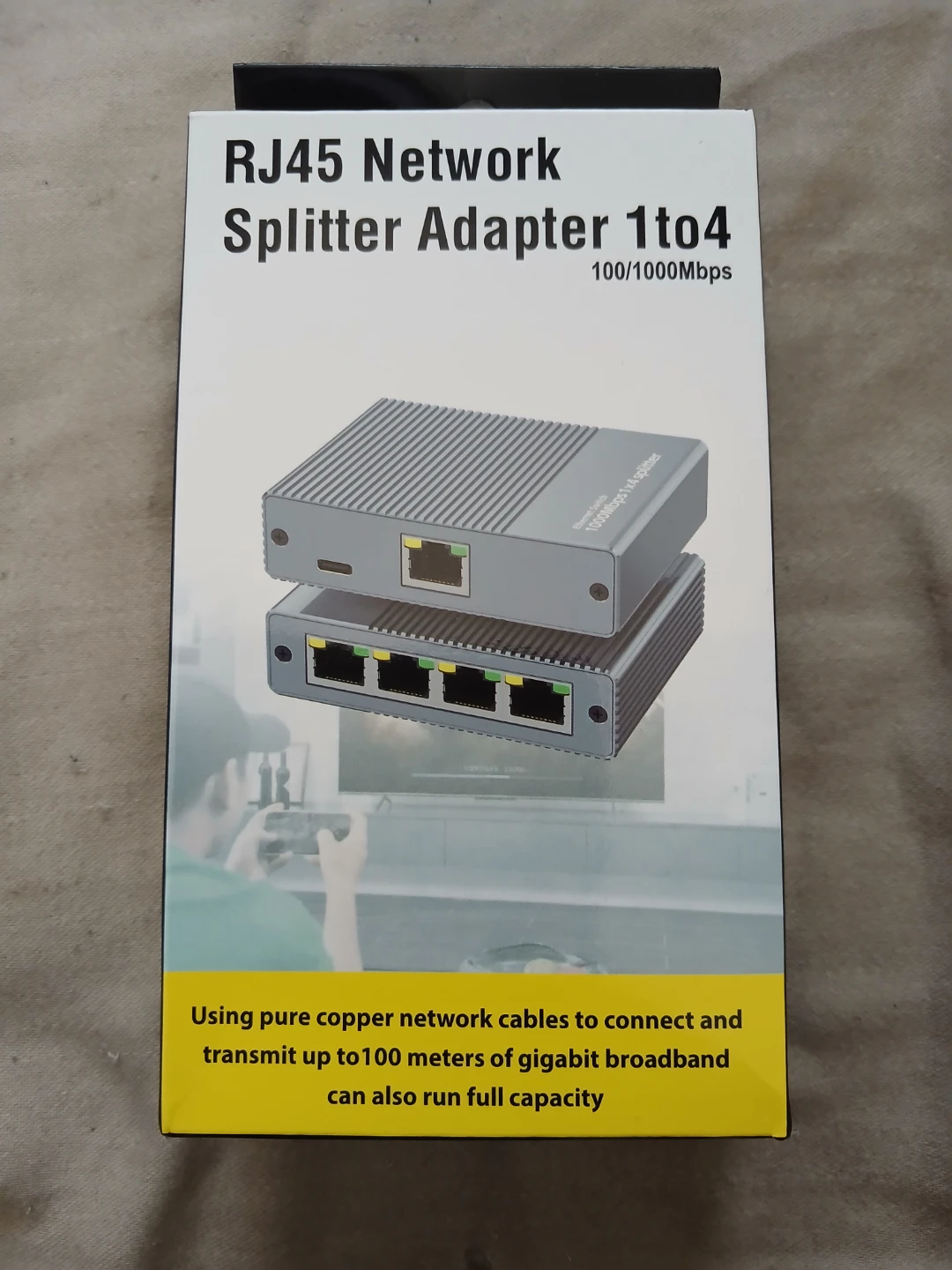RJ45 Network Splitter Adapter 1-4