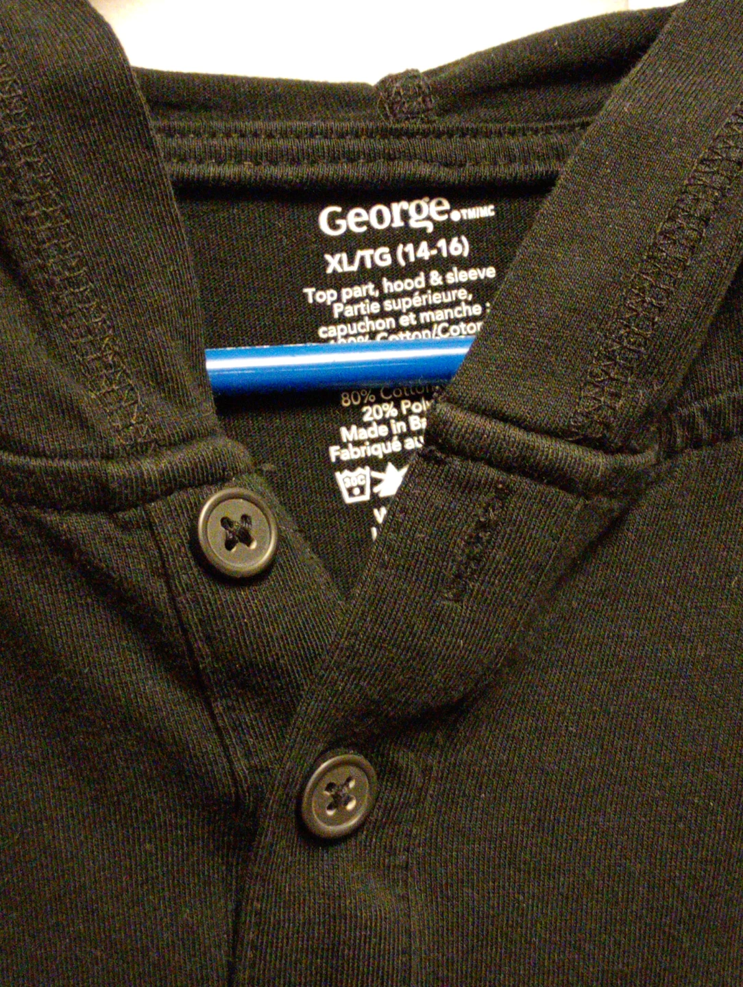 George Hooded Long Sleeve Shirt XL/TG (14-16) - photo 2