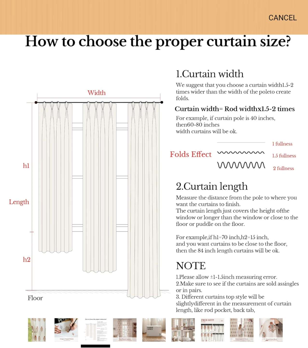 Three Girls Pinch Pleated Curtains with Designer Pattern - photo 3