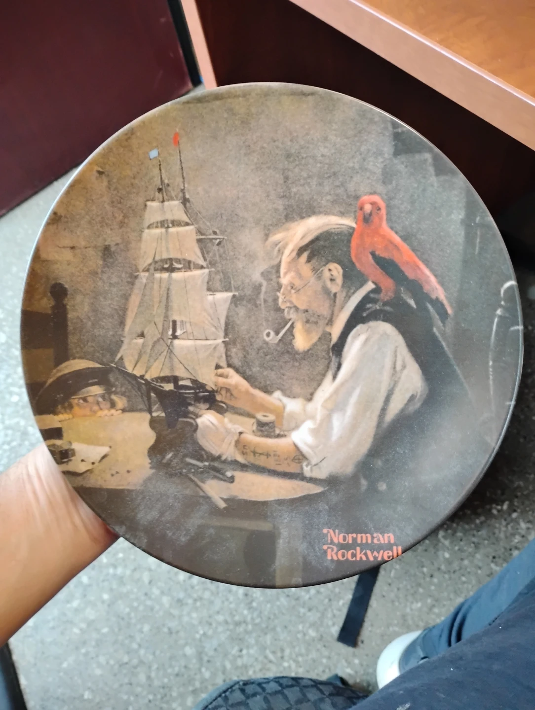 NEW Norman Rockwell "The Tycoon" Plate by Knowles - photo 3