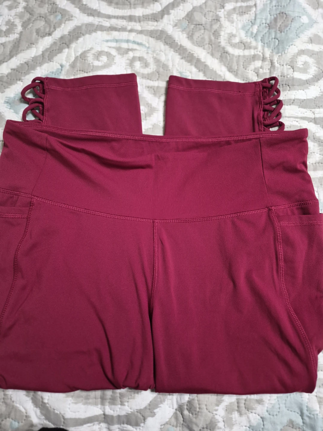 Ladies Active Capris with Side - photo 4