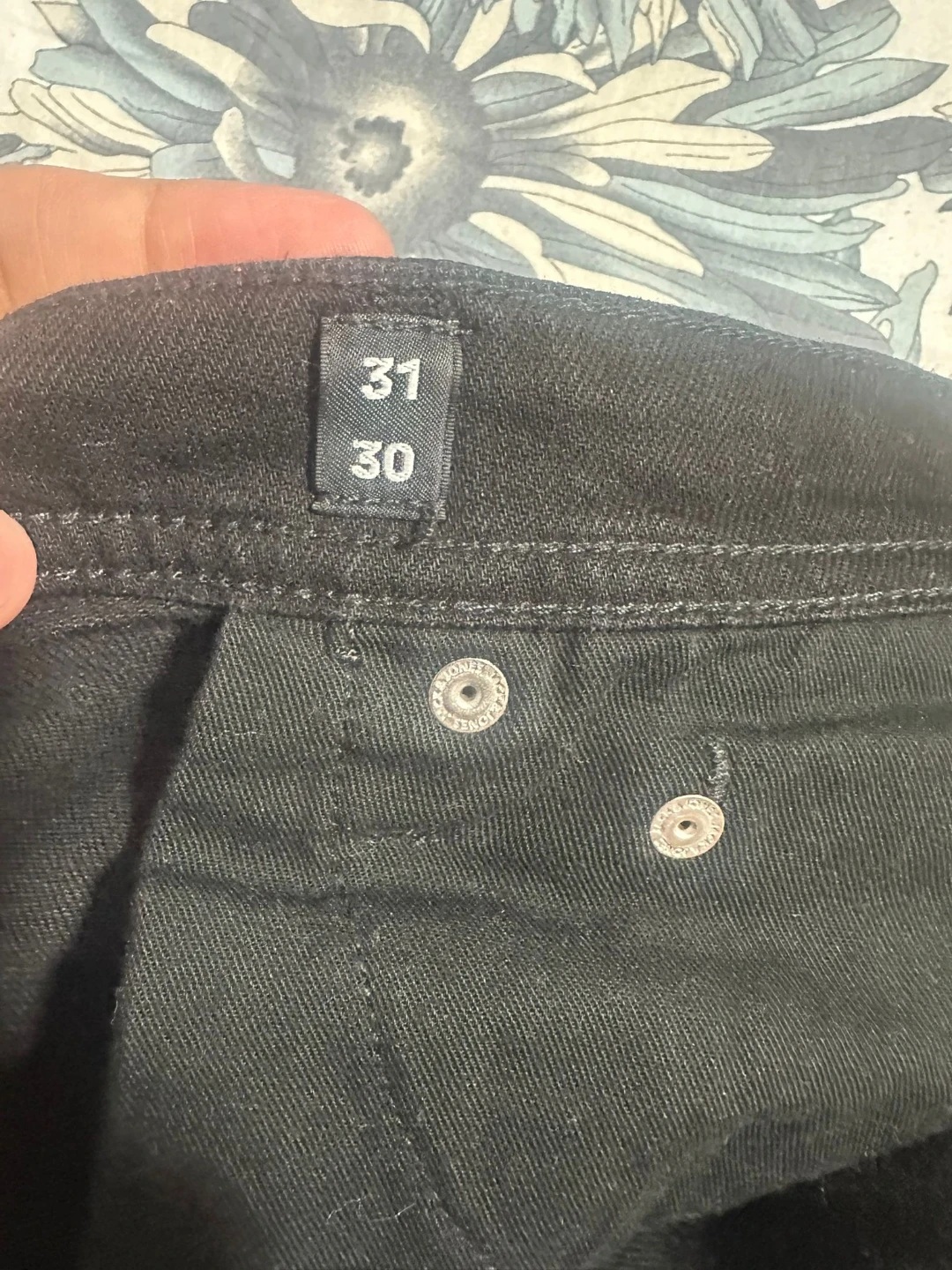 Jack & Jones Black Tapered Fit Jeans - Size 31/30 - photo 2