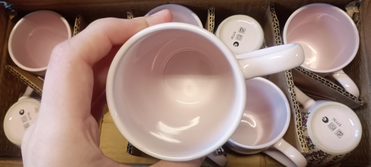 Set of 10 Mugs - Pink and Floral - photo 3