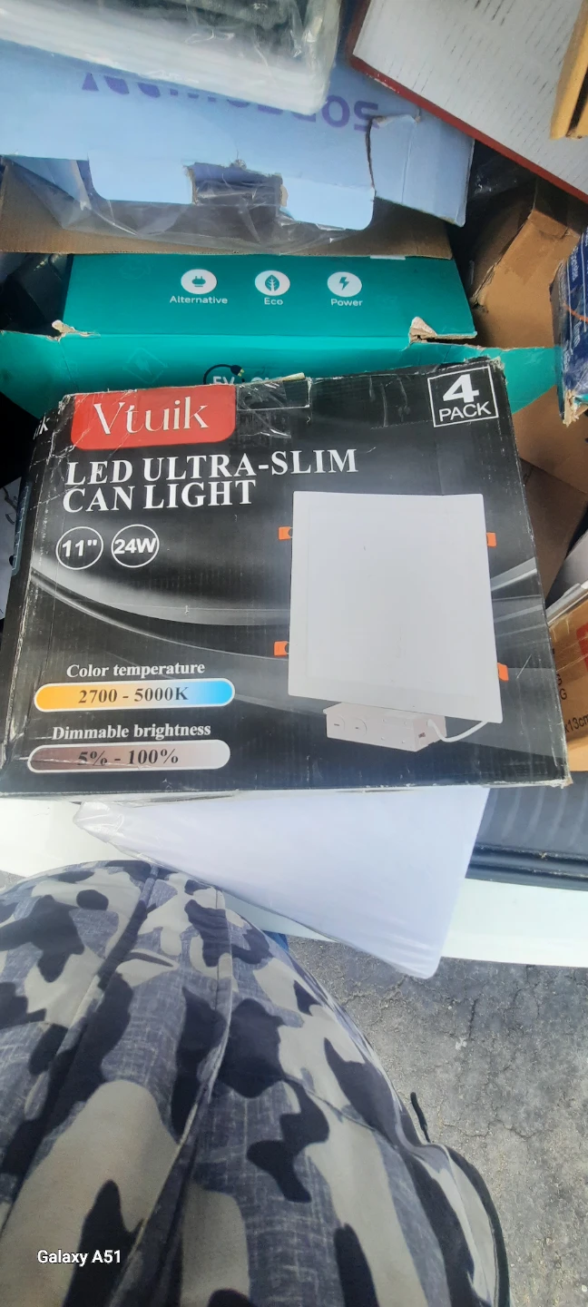 Vtuik LED Ultra-Slim Can Light - 4 Pack