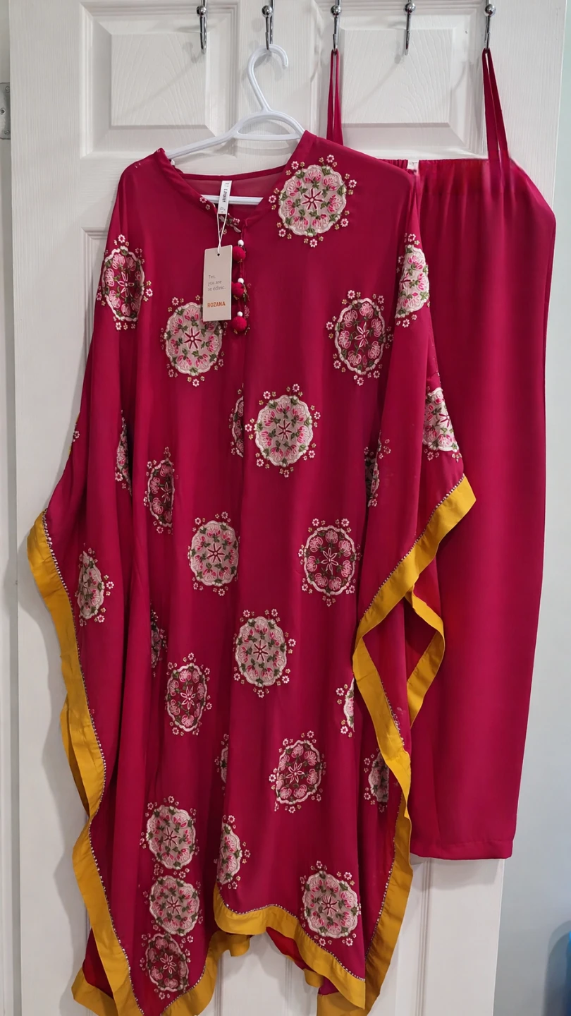Ethnic Brand new tagged, Chiffon embroidered Kaftaan