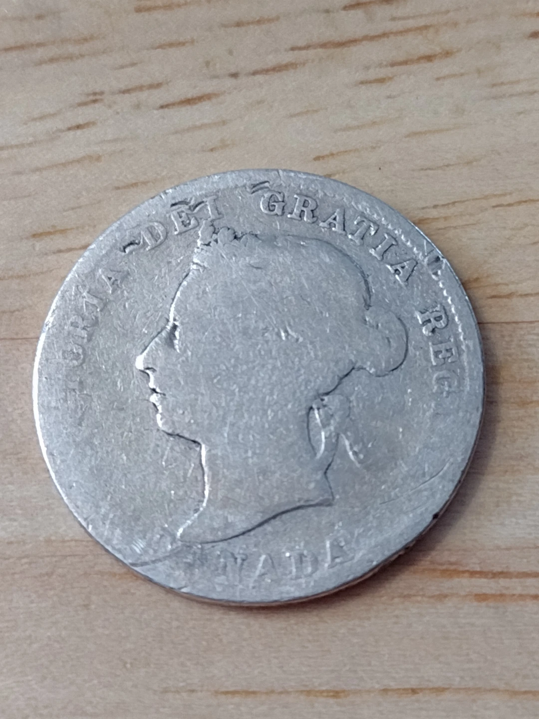 1901 Canadian 25 Cents Silver Coin - photo 2