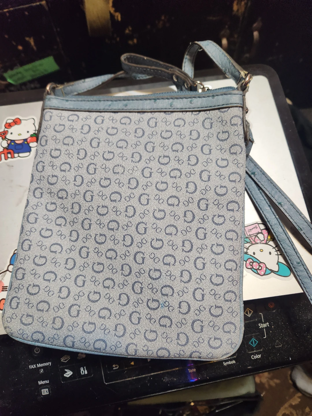 Guess Blue G Logo Crossbody Bag - photo 2