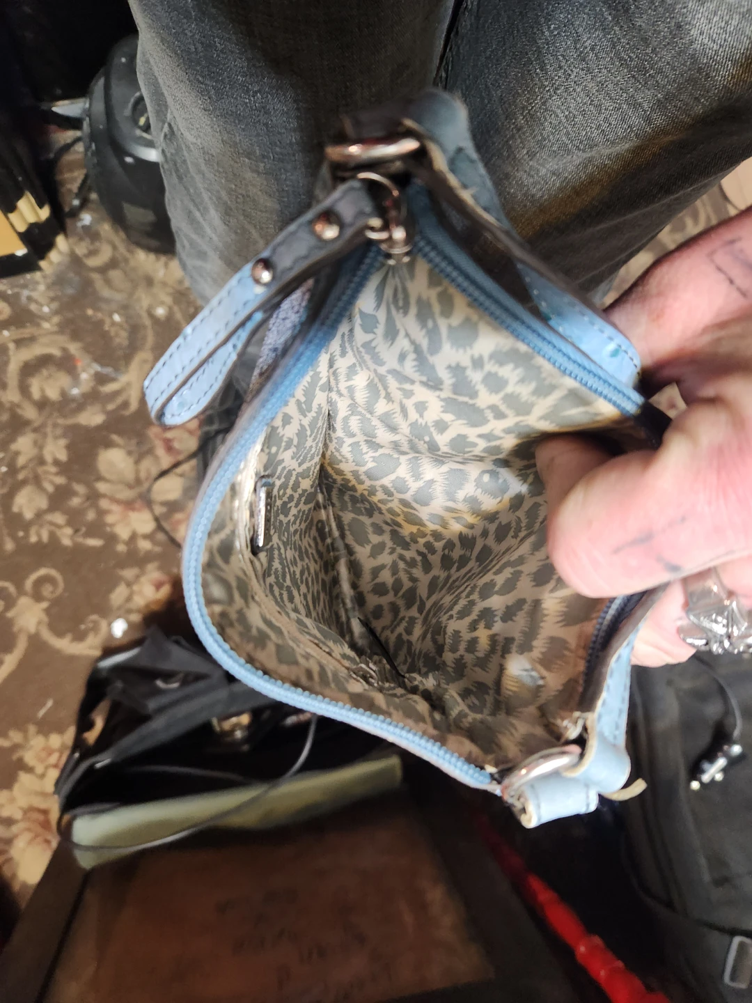Guess Blue G Logo Crossbody Bag - photo 3