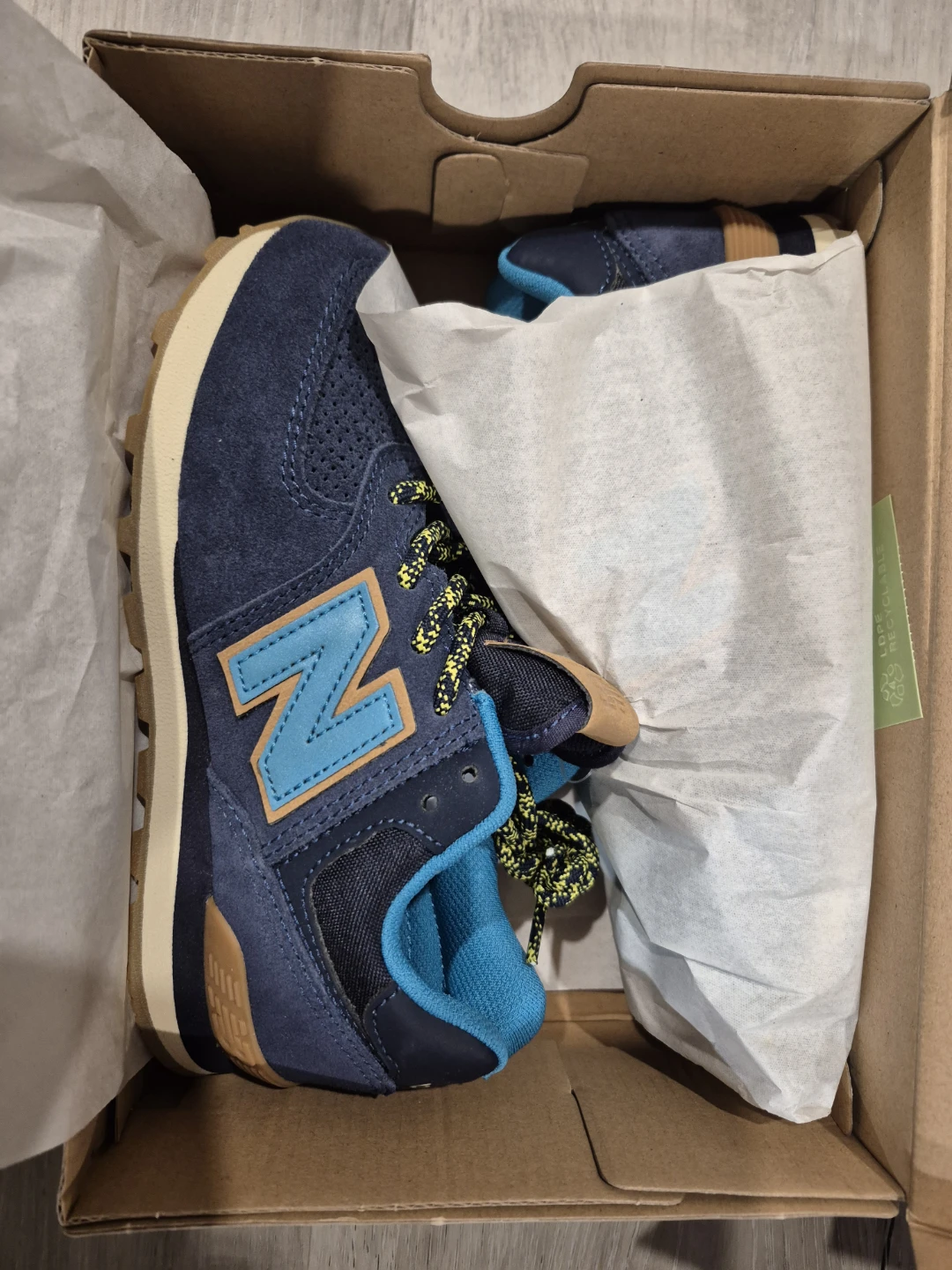 [NEW] New Balance 574 Kids Shoes - Blue 13K - photo 2