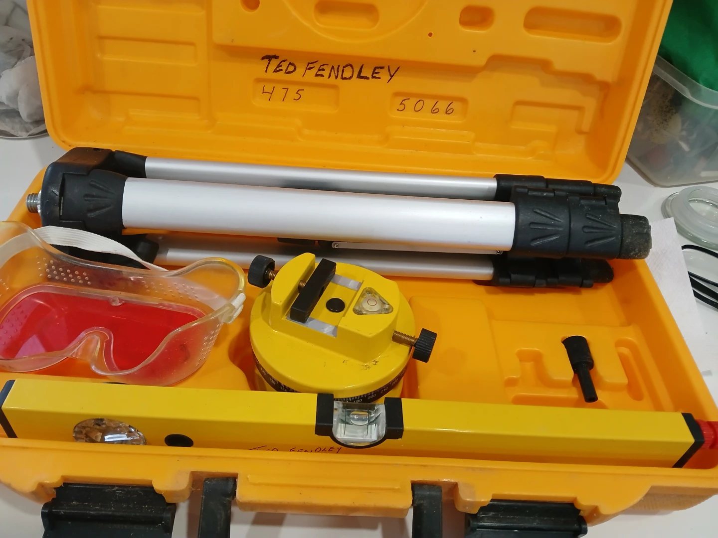 Johnson Laser Level Kit with Tripod and Goggles