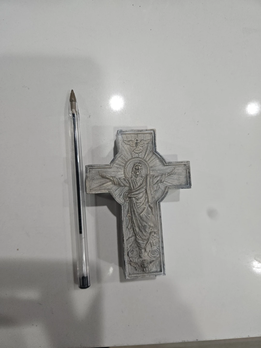 Religious Figurine Set with Cross - photo 2