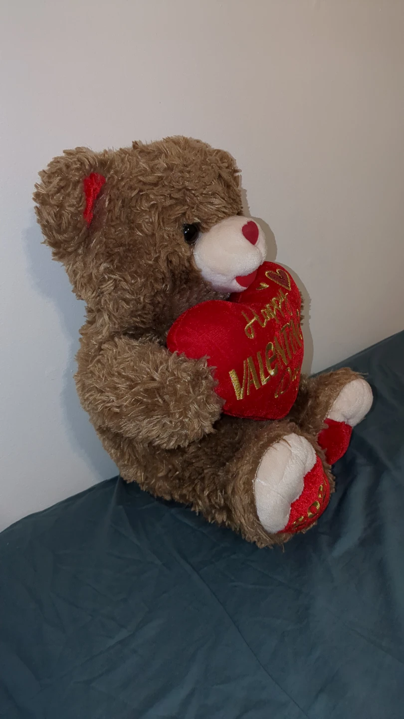 Valentine's Day Teddy Bear with Heart - photo 2