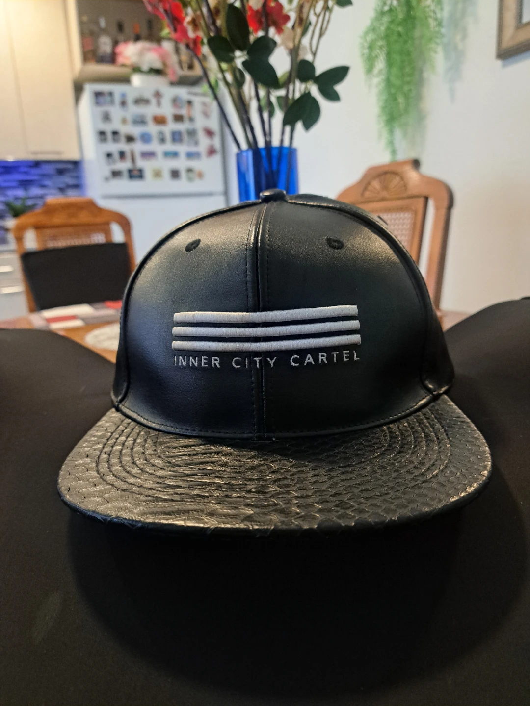 Inner City Cartel Black Snapback Hat