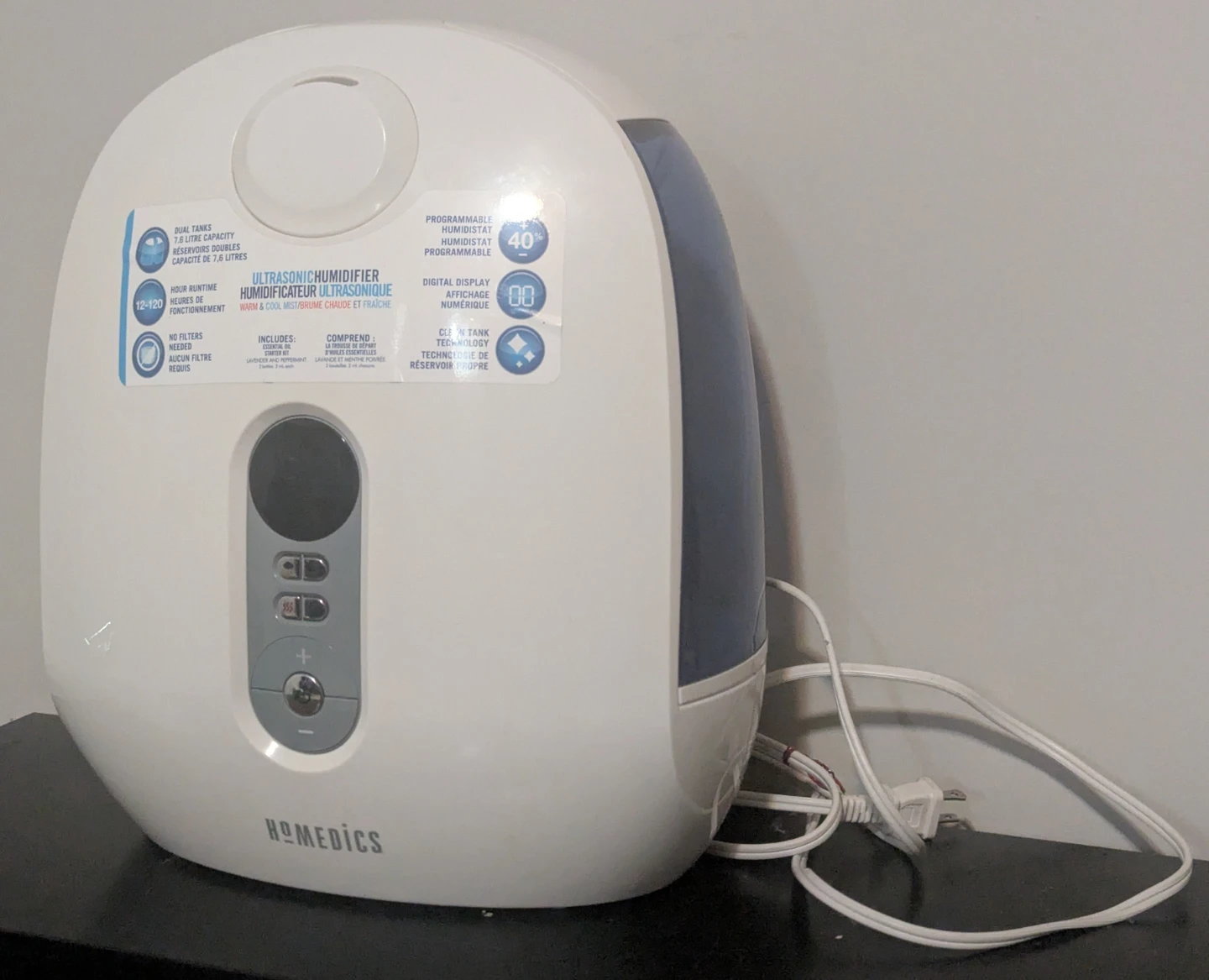 HoMedics Ultrasonic Humidifier - photo 2