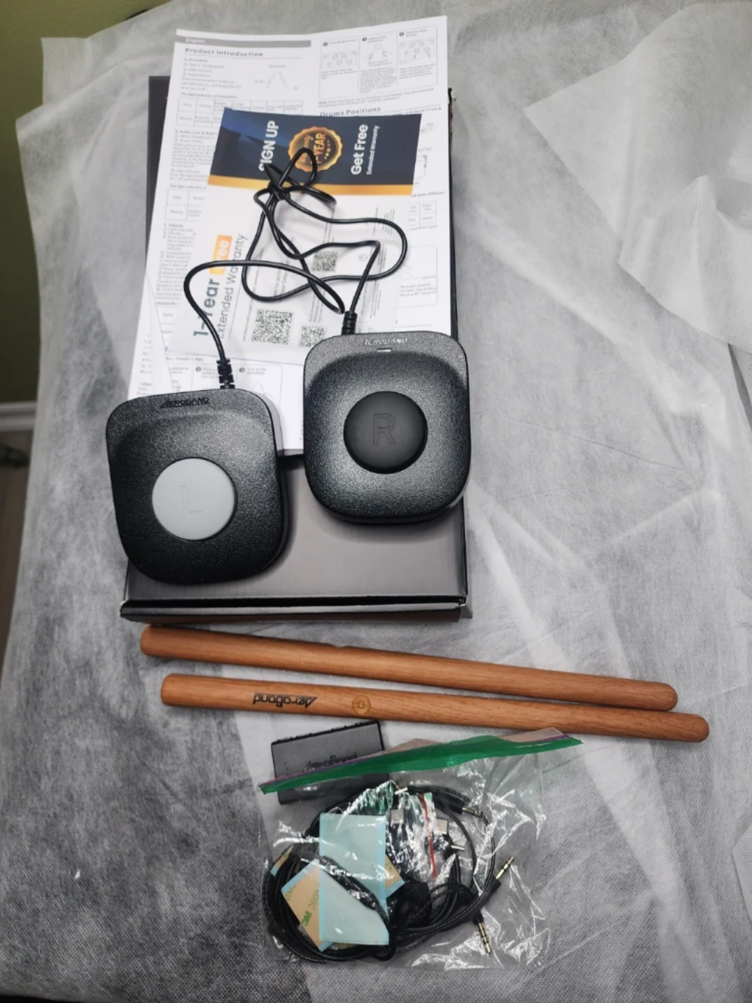 Aeroband Pocketdrum 2 Max Wireless Drumsticks Set - photo 4