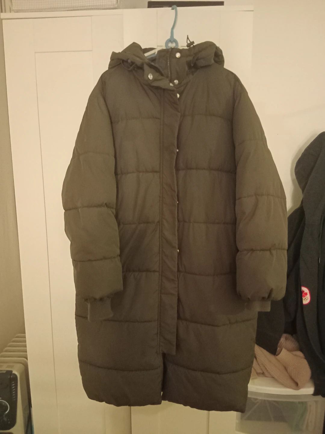 H&M Puffer OVERSIZED Coat - Women's Medium - Green