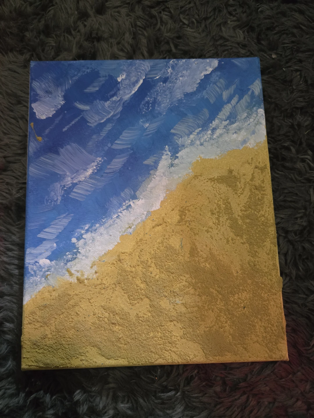 Canvas Painting - Beach Scene