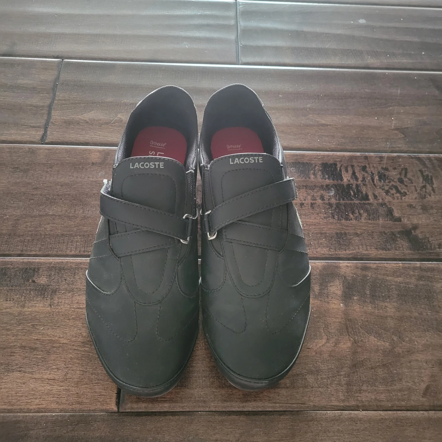 Lacoste Black Leather Sneakers