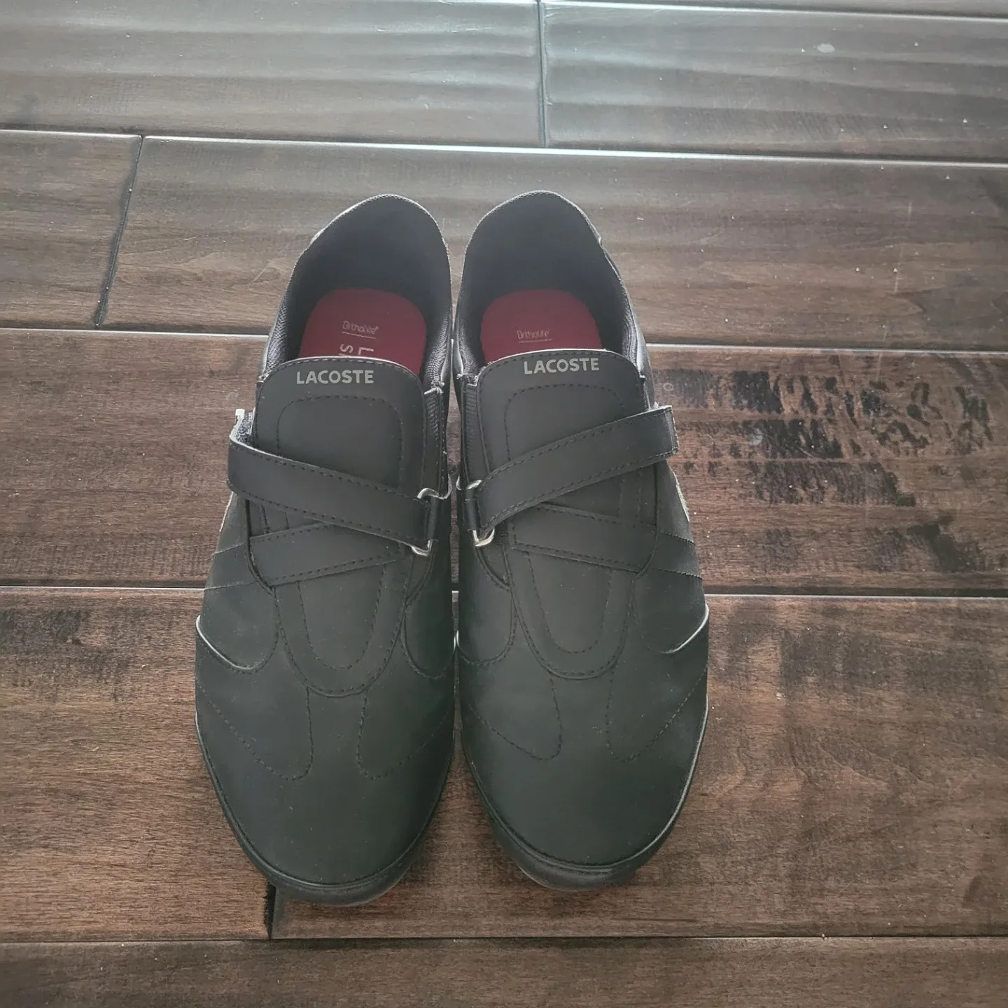 Lacoste Black Leather Sneakers