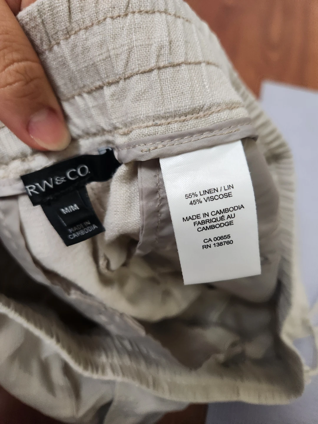 RW&CO. Linen Blend Pants M/M - photo 3