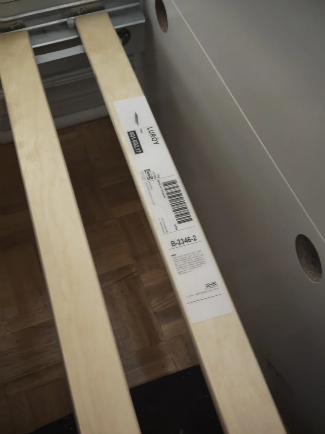 IKEA MALM Twin Bed Frame with LURÖY Slatted Bed Base - photo 3