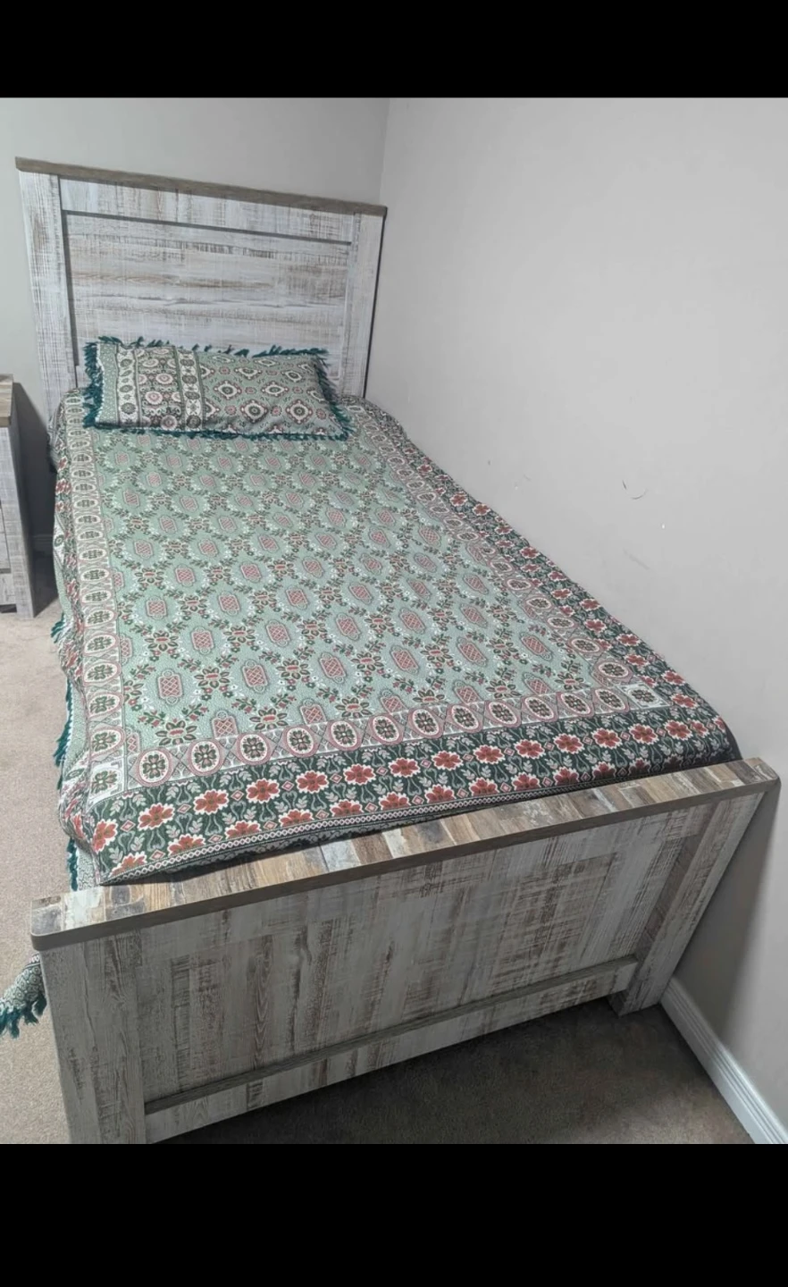 Twin Bed Frame with Headboard box included