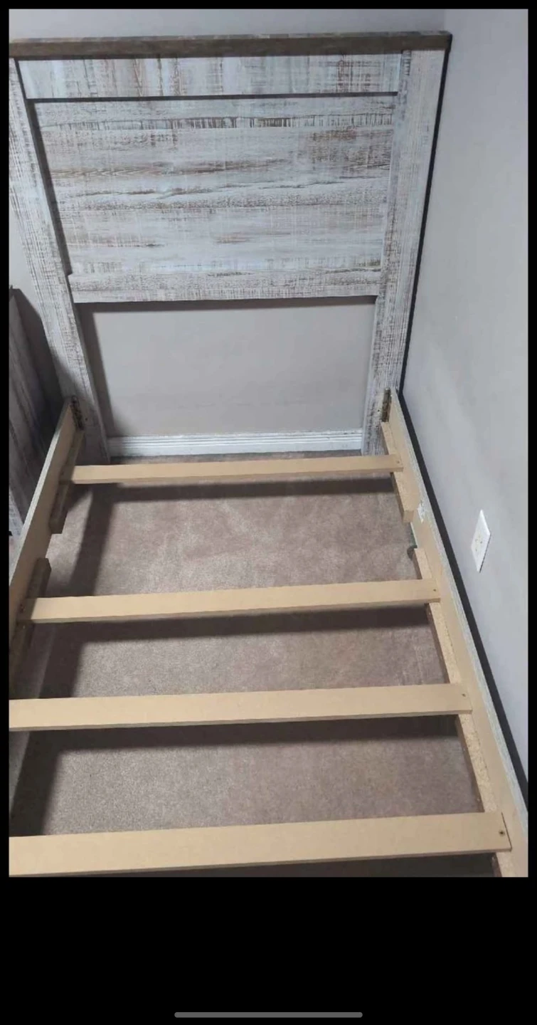 Twin Bed Frame with Headboard box included - photo 3