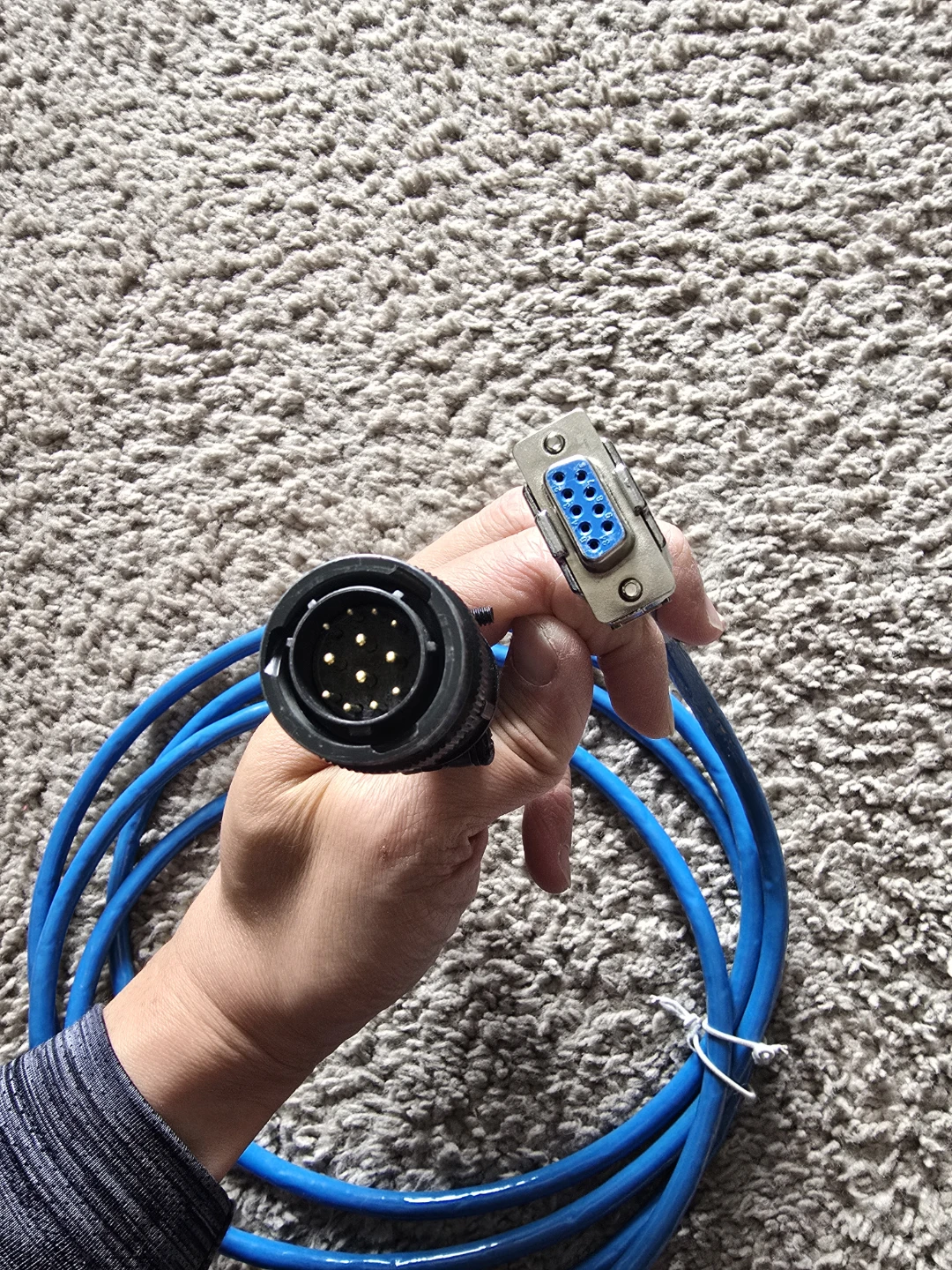 DB9 RS232 to Circular Multi-Pin Cable - photo 2
