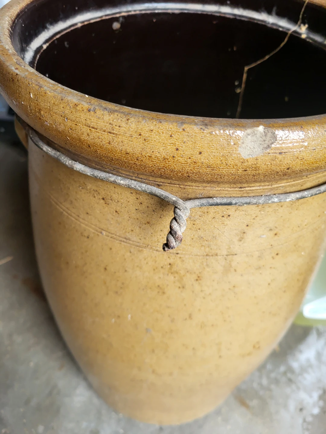 Vintage Stoneware Crock - photo 5