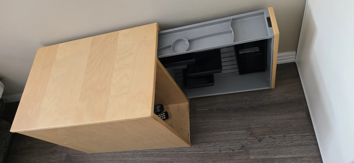 Light Wood Cube Storage Unit with Shelves - photo 2