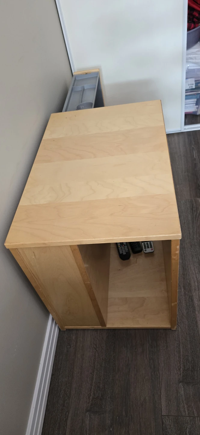 Light Wood Cube Storage Unit with Shelves - photo 4