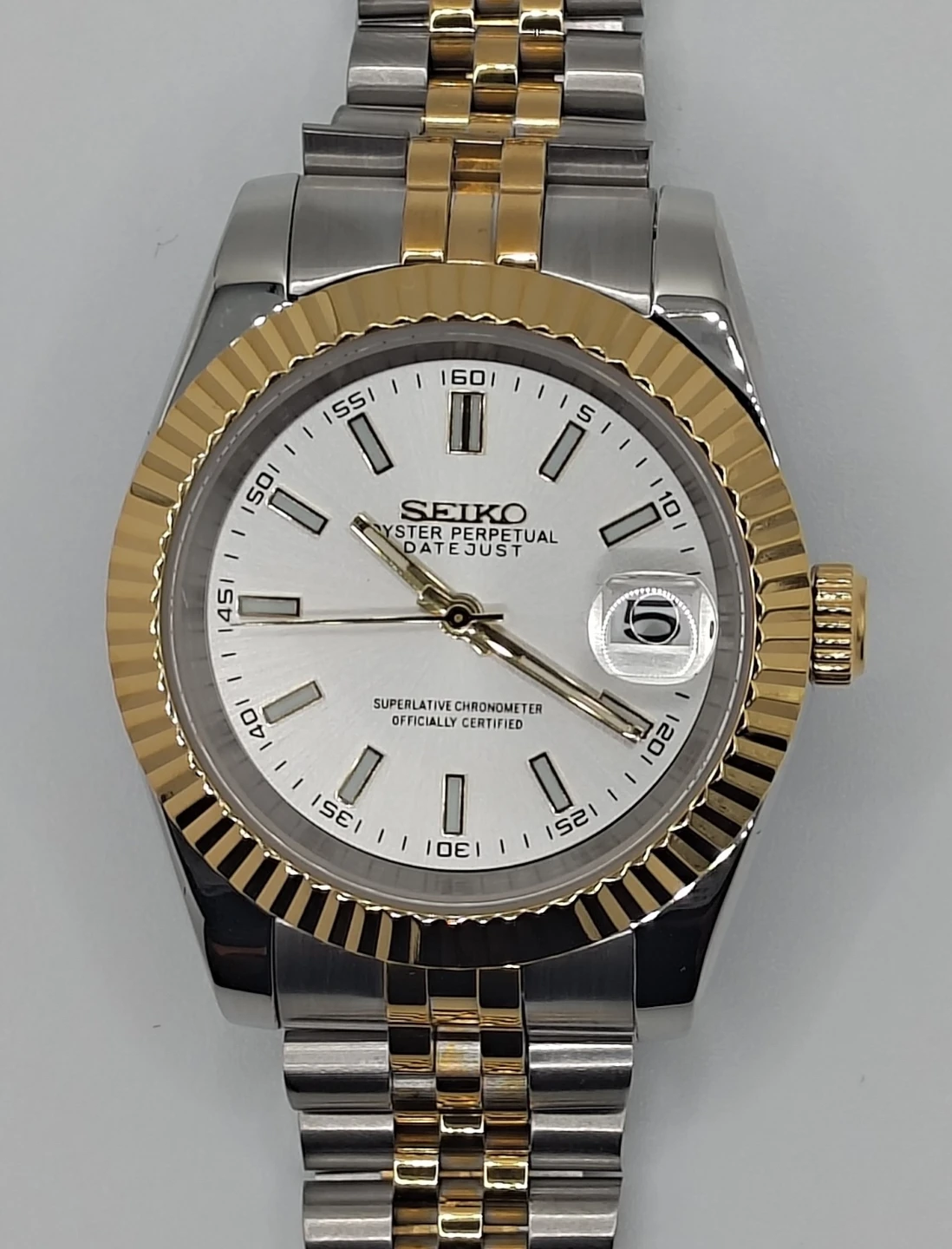 MOD Seiko Oyster Perpetual Datejust Watch