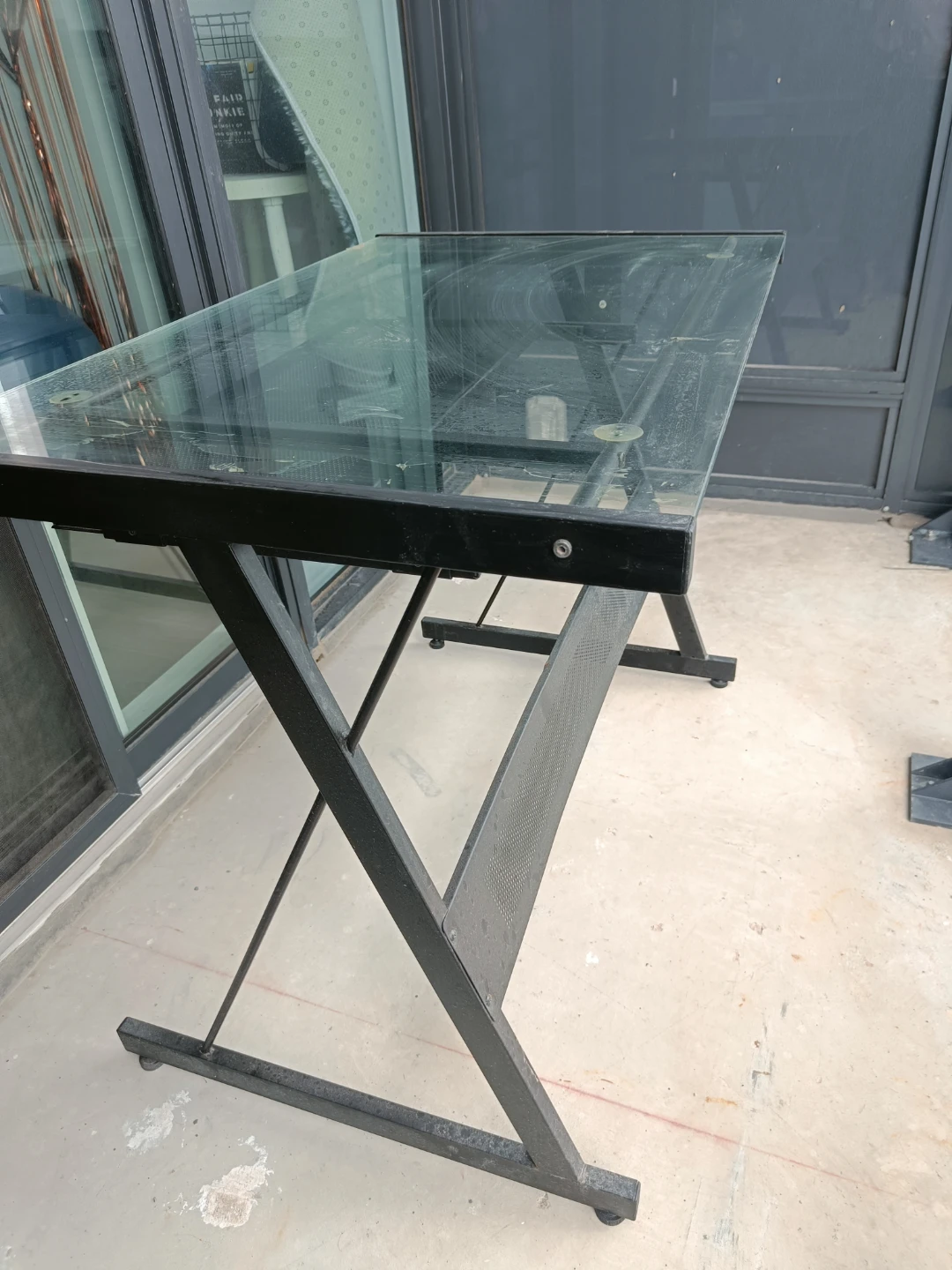 Glass Top Desk
