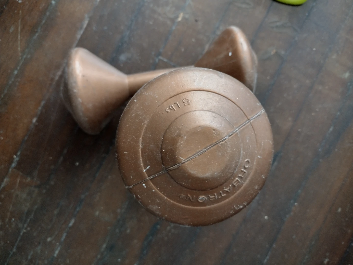 Copper Tone Dumbbells 5 lbs - photo 3