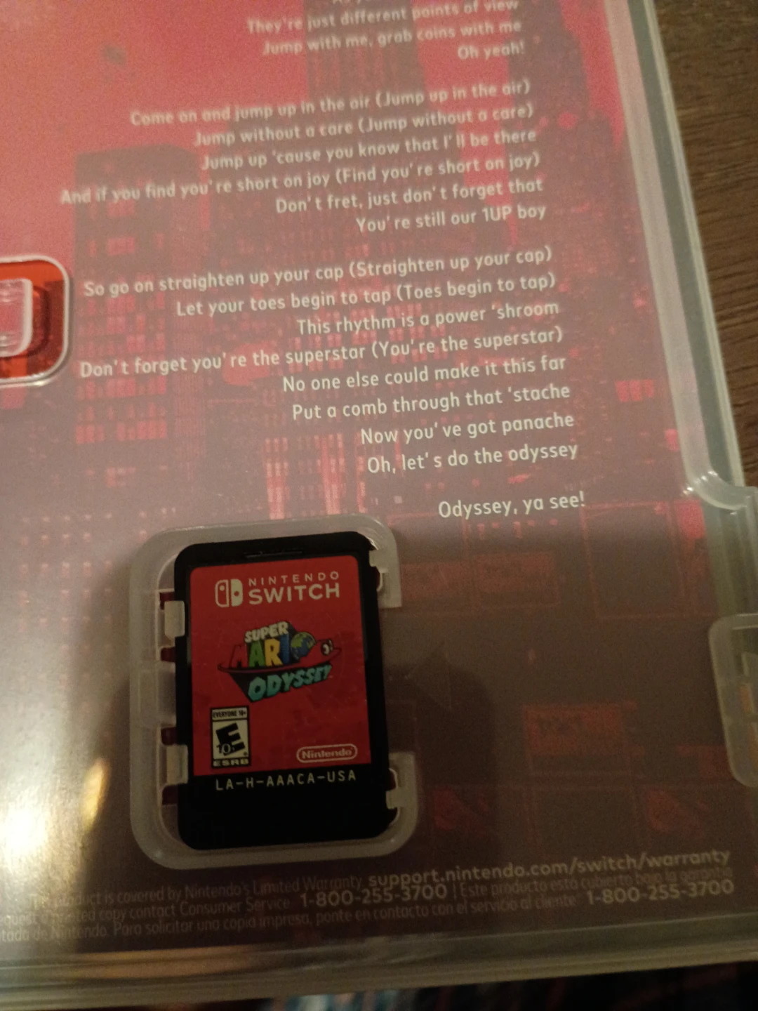 Nintendo Switch Super Mario Odyssey Game - photo 2