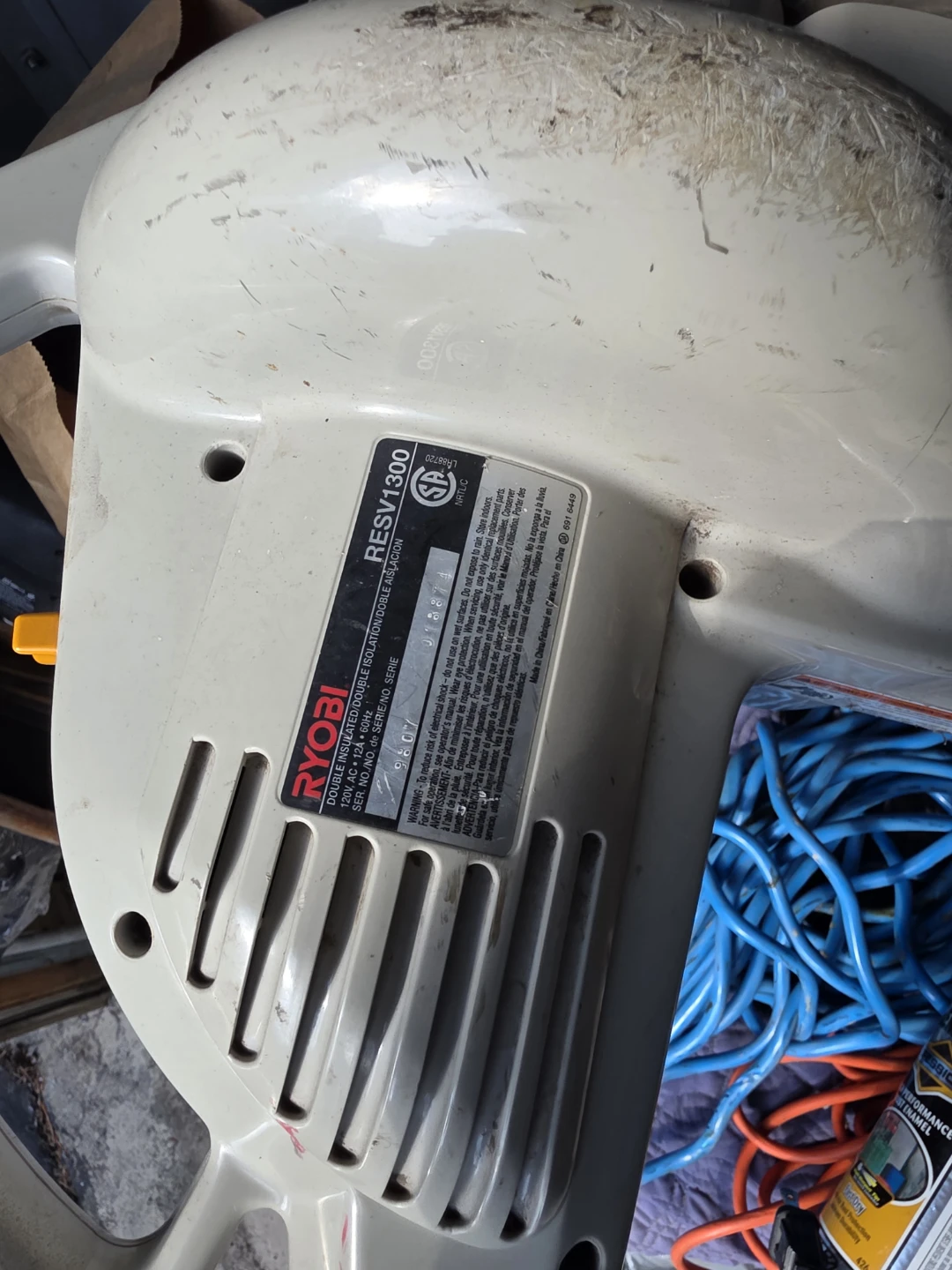 Ryobi RESV1300 Electric Leaf Blower/Vacuum - photo 2