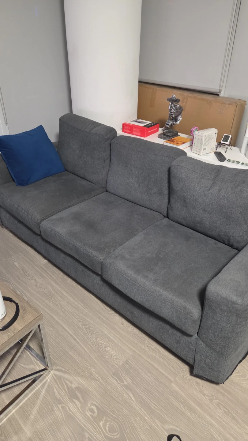 Grey 3-Seater Sofa