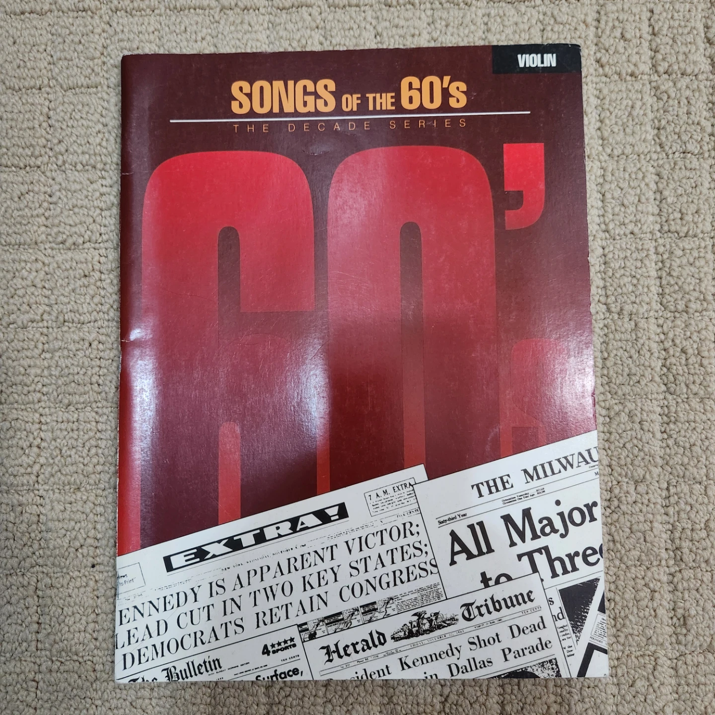 Songs of the 60's - The Decade Series Violin Sheet Music