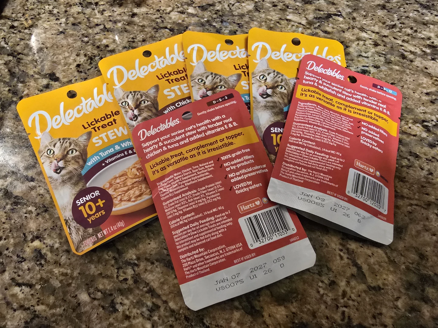 Delectables Senior 10+ Years Lickable Treat Stew - photo 2