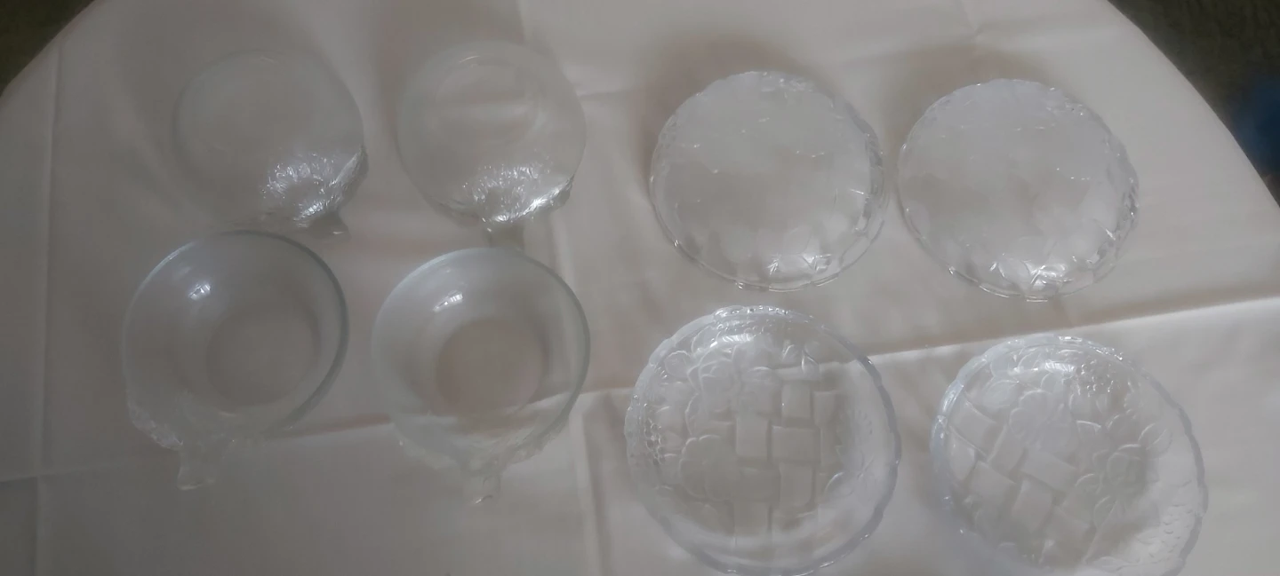 2 Set of 4 Glass Dessert Bowls - photo 4