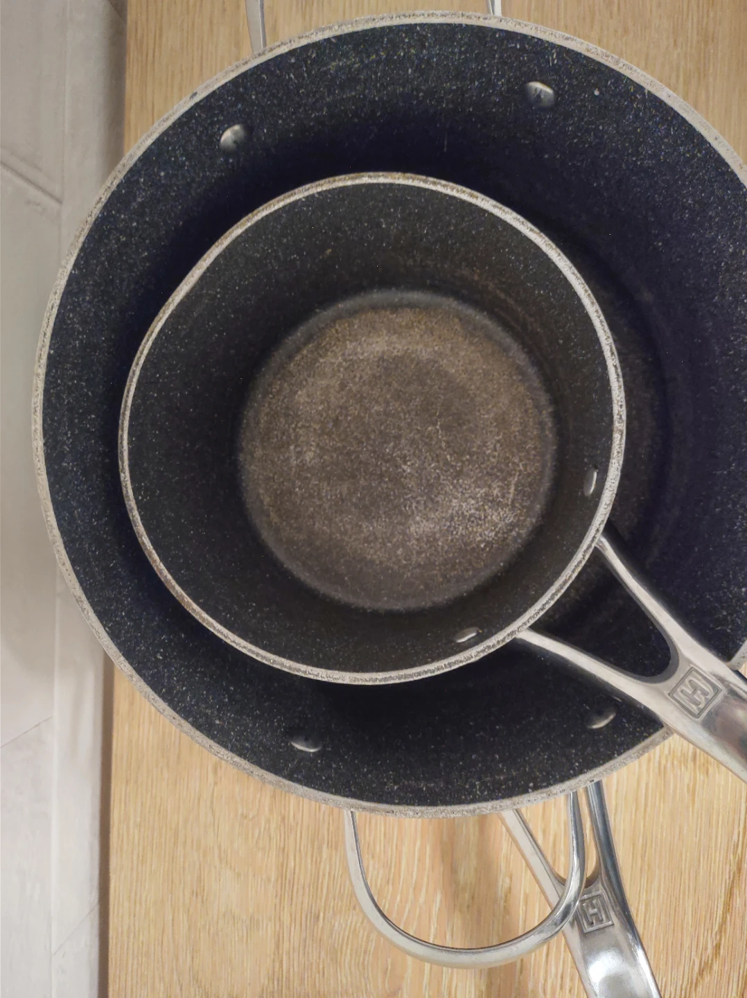 Hard Rock Set of 3 Non-stick Pots and Pans - photo 5