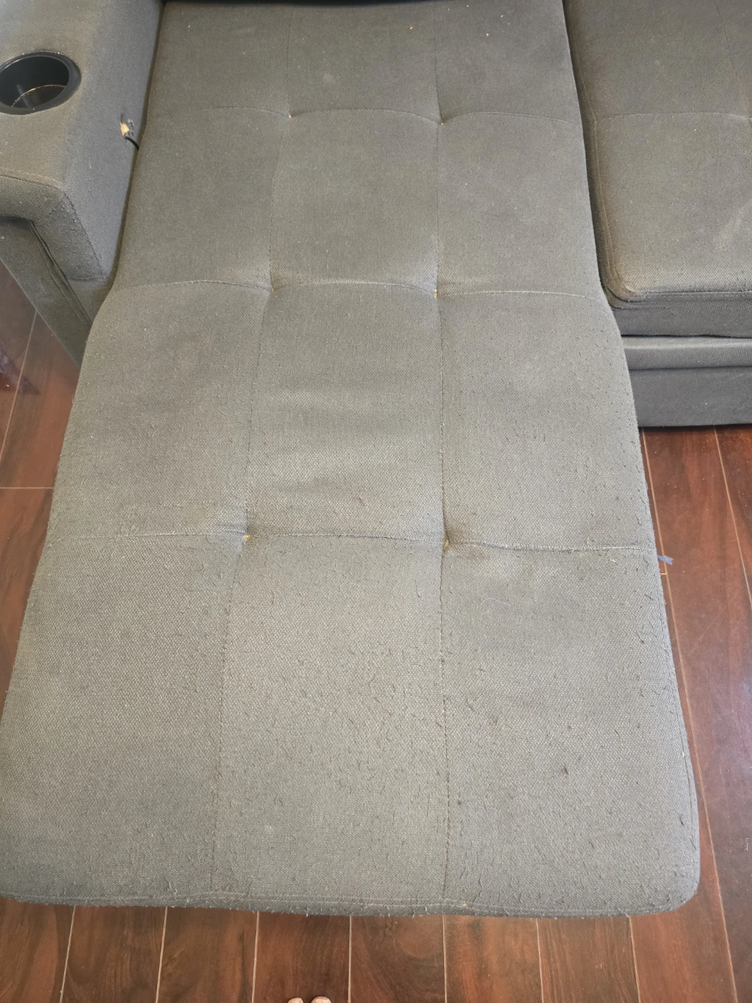 Grey Sectional Sofa with Storage - photo 3