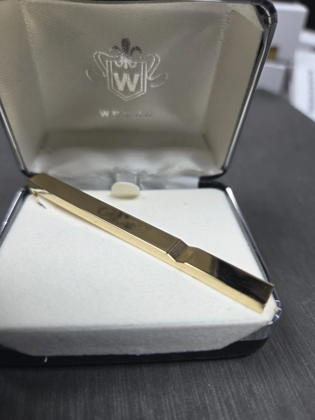 Wesco Tie Clip - Gold Tone