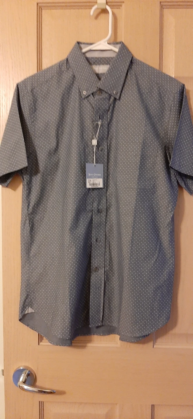 Hickey Freeman Men's Short Sleeve Shirt Size S