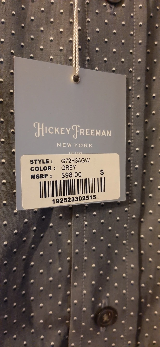 Hickey Freeman Men's Short Sleeve Shirt Size S - photo 4