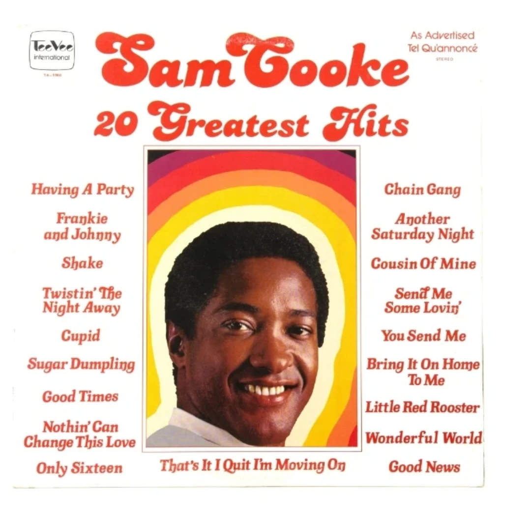 Rare1975 Sam Cooke 20 Greatest Hits Vinyl Record LP
