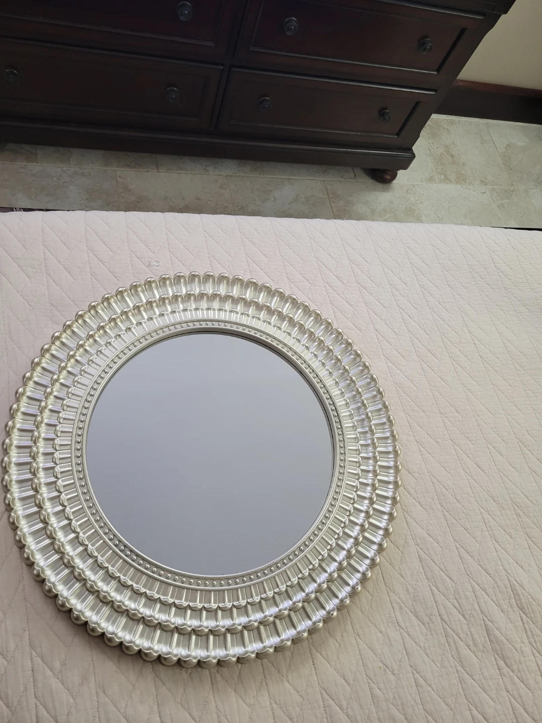 Silver Decorative Wall Mirror