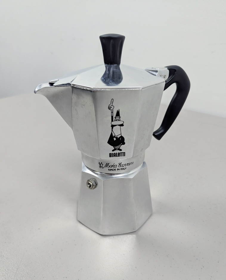 Bialetti Moka Express 6-Cup Aluminum Stovetop Espresso Maker