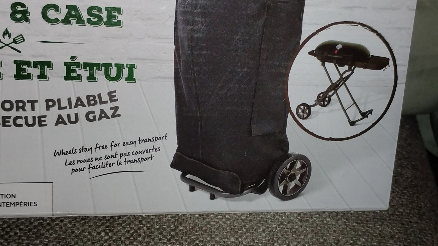 President's Choice Fold & Go Gas Grill Cover NEW barbecue BBQ PC