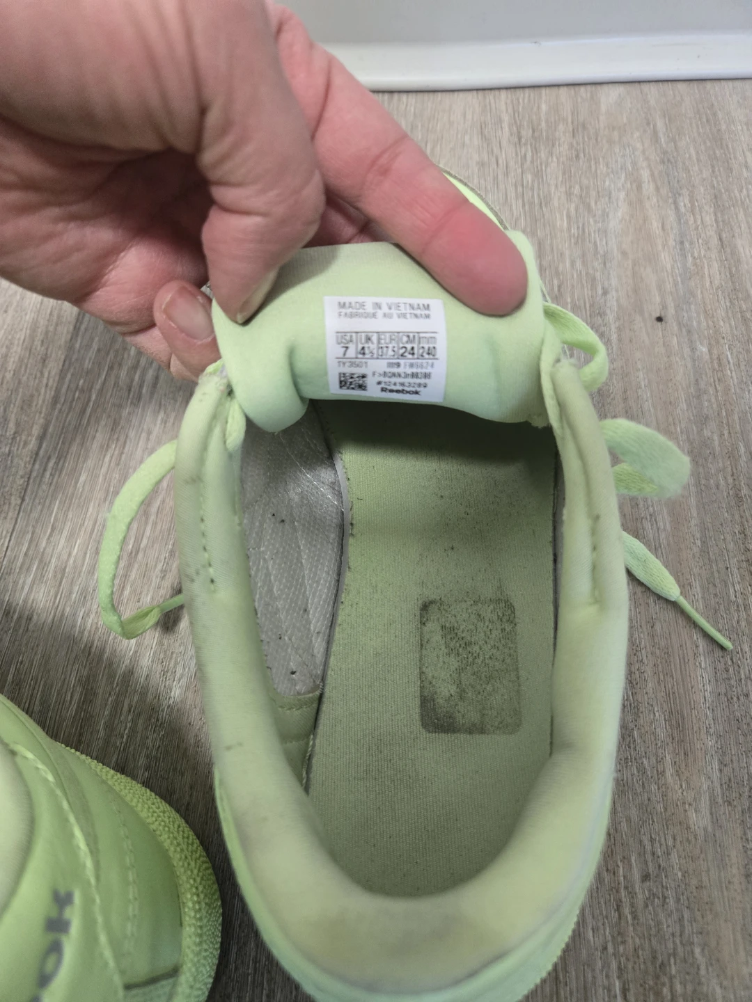 Reebok Club C 85 Neon Green Sneakers - photo 2